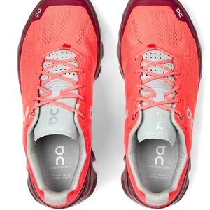 On Running Cloudventure Women Sneakers - Coral/Light Gray/Maroon